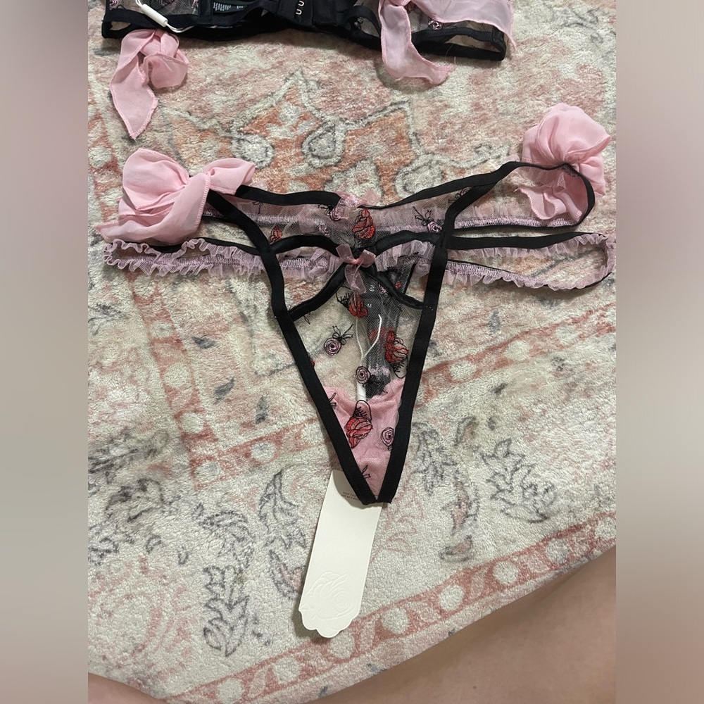 For Love & Lemons LINGERIE Set- M BRAND NEW - Picture 4 of 5